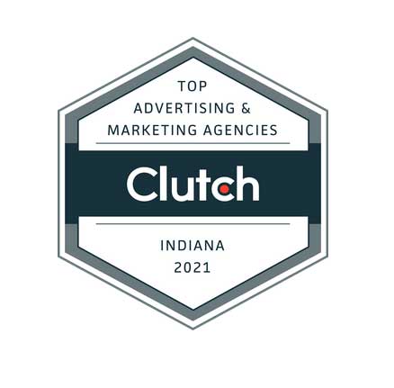 Clutch award for leading Indiana branding agencies